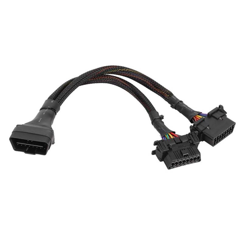 KIMISS OBD2 Splitterkabel, 1 bis 2 OBD Adapter Splitter Y Kabel Verlängerungskabel Autodiagnose-Diagnose-Tester von KIMISS