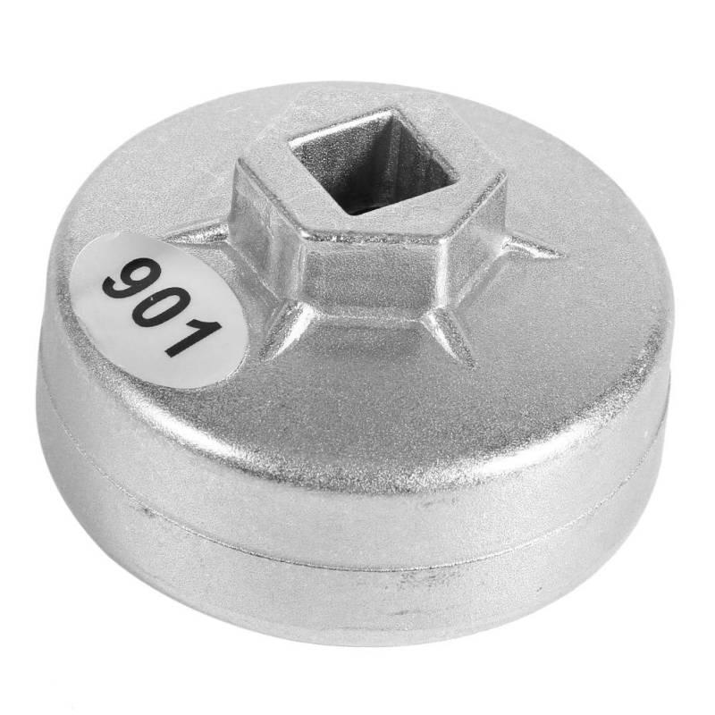 KIMISS Ölfilterschlüssel 65 mm Ölfilterschlüssel 65, Ölfilterschlüssel 65 mm 14 Nuten-Entfernungswerkzeug Splines Plug Socket 901 Car 3/8 Remover 65 65/1 von KIMISS