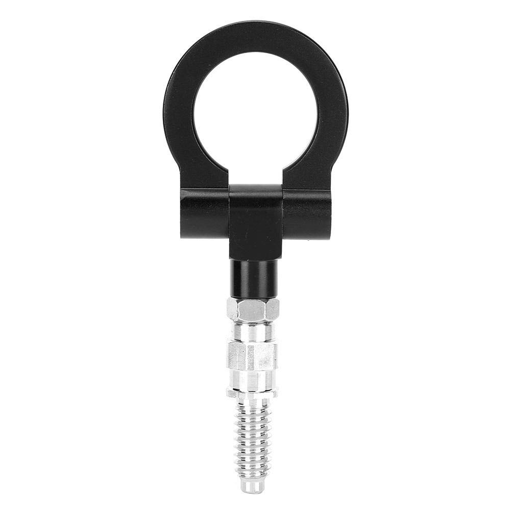 KIMISS-Ring-Abschlepphaken, europäischer Auto-CNC-Anhänger-Abschlepphaken passend(Black) von KIMISS