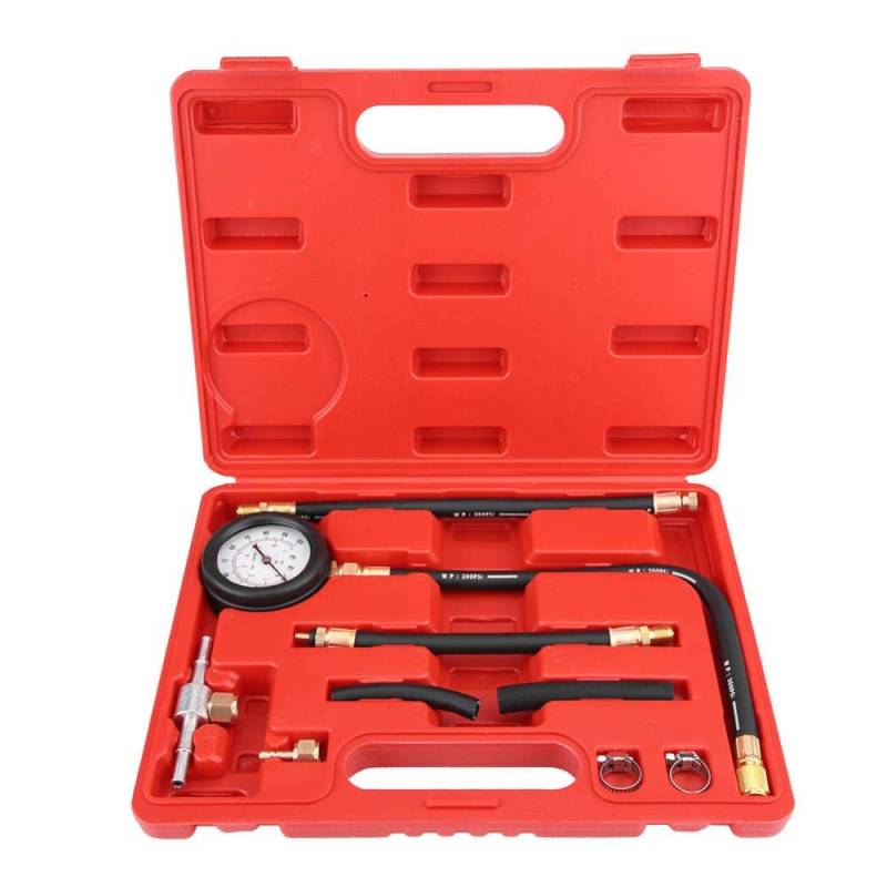 KIMISS TU-113 Benzin Kraftstoff Manometer Tester Einspritzpumpe Diagnose Tool Kit von KIMISS