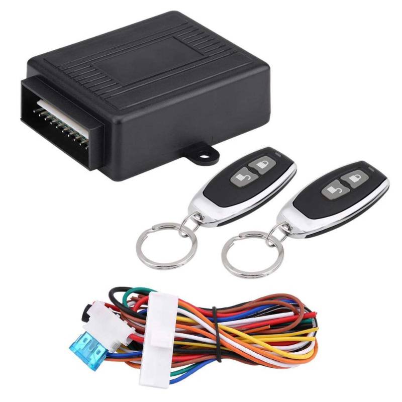 KIMISS Universal Keyless Entry System Kit, Universal Autotürschloss Keyless Entry System Zentralverriegelung Fernbedienung Kit von KIMISS