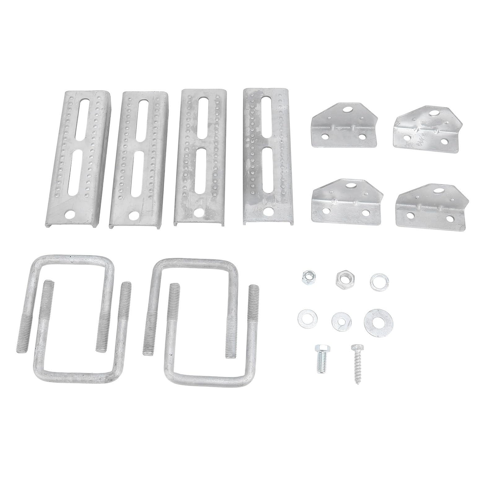KIMISS Verzinkter Kojenhalterungssatz für die Obere Etage – 4 Sätze 8-Zoll-Anhängerkojenhalterungen mit Hardware für 3x3-Anhängerquerträger von KIMISS
