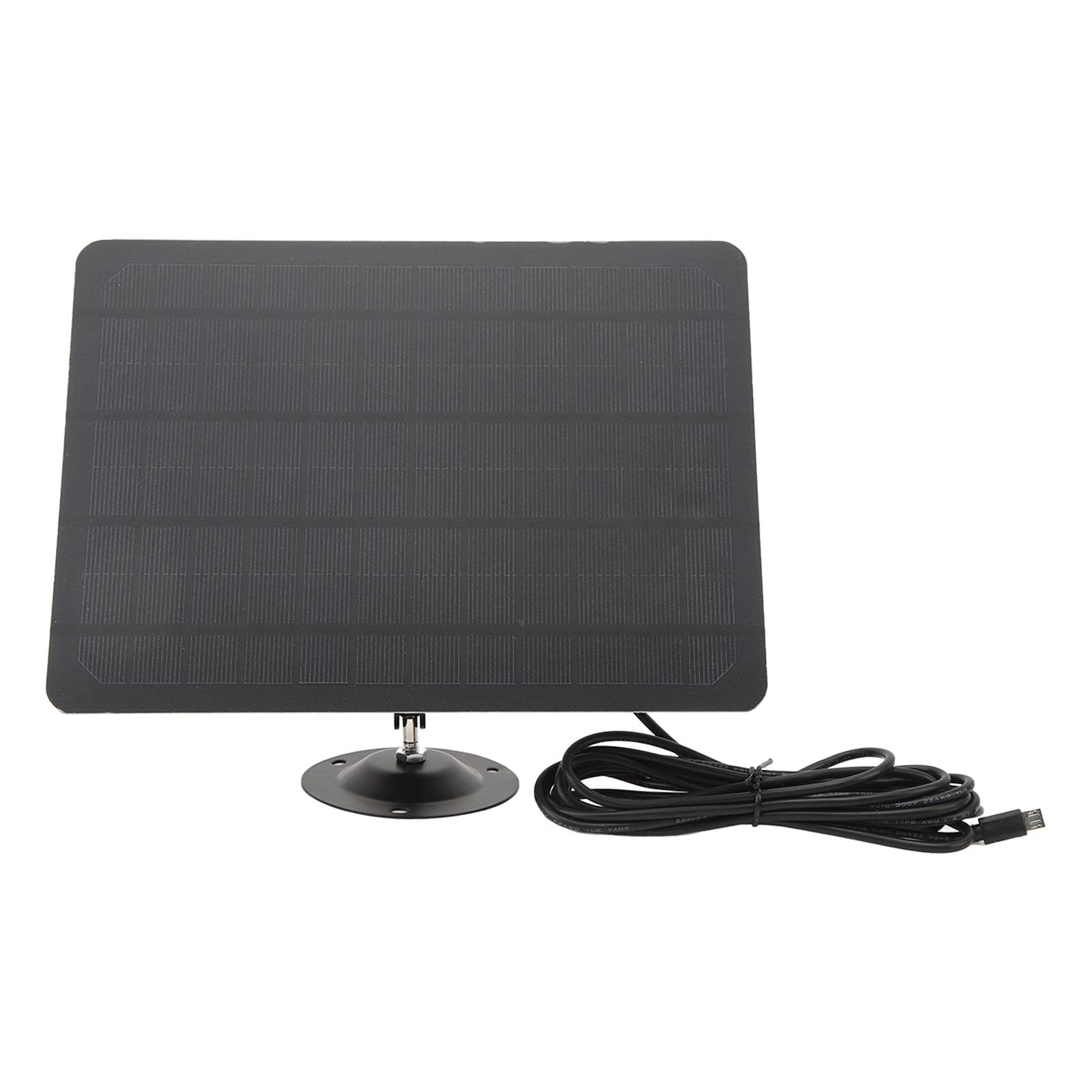 KIMISS Wohnmobil-Solarpanel-Set – Mono-Solar-Batteriepanel für Wohnmobile, Boote und den Außenbereich mit Ladekabel und Halterung (10W Quadrat) von KIMISS