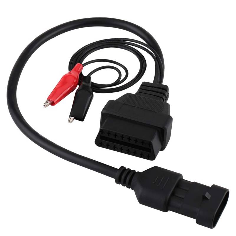 KIMISS OBD2 Diagnose-Adapterkabel,3 Pin auf 16 Pin OBD2 Adapter Stecker Diagnosekabel für Alfa Lancia(Kunststoff + Metall) von KIMISS