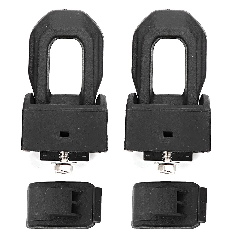 KIMISS für JK JL 2007-2018 Original Schwarz Schwarz Edelstahl Latch Locking Hood Catch Kit Ersatz für JK JL 2007-2018 von KIMISS