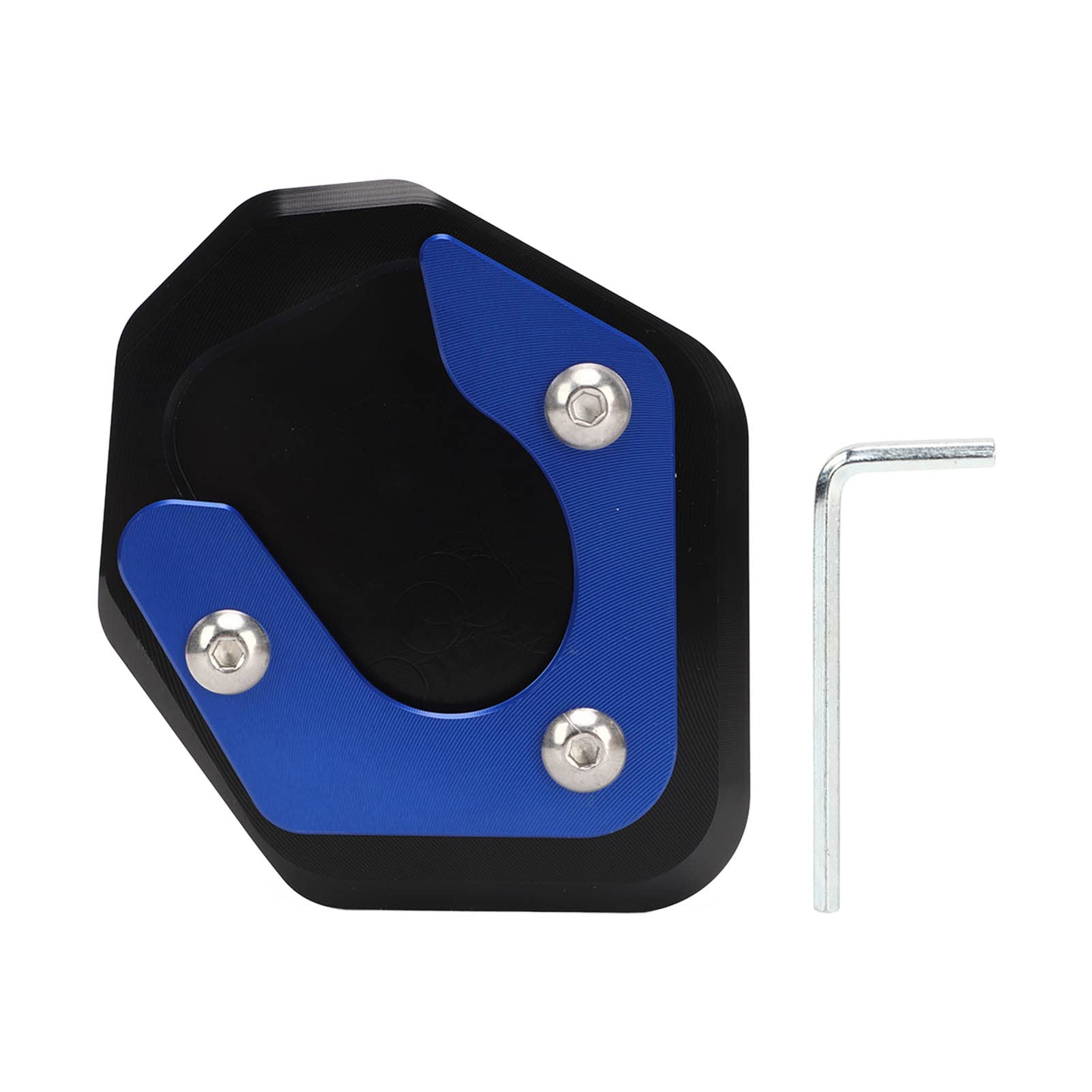 Motorrad Kickstand Extender Fuß Seitenständer Extension Pad Stützplatte Ersatz für CFMOTO 800MT 2020-2023 CNC Aluminium Heavy Duty (Blau) von KIMISS