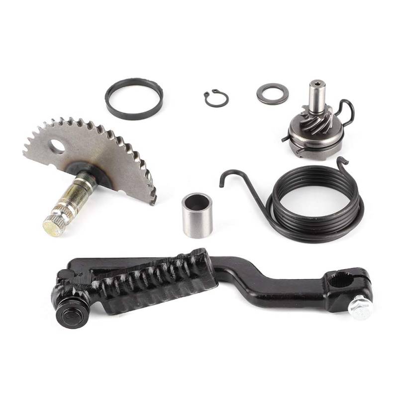 Motorrad-Starterhebelwellen-Kit, Starter Shaft Kit, Präzisionsfertigung Moped Kick Start Hebel Shaft Gear Assembly von KIMISS