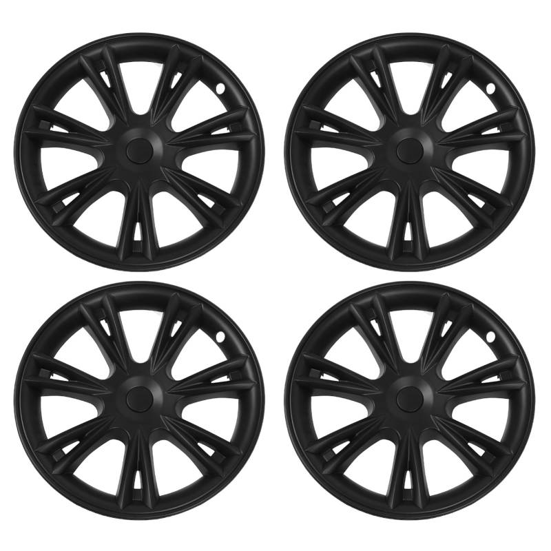 Sportstil Wheel Hub Hub Cap für 2021-2023 19 Zoll, 4pcs Reduzieren Wind Ersetzen Sie das Schutz, Volles Verpackungsdesign, Flair und Einfache Installation, Schnappnahme auf die von KIMISS