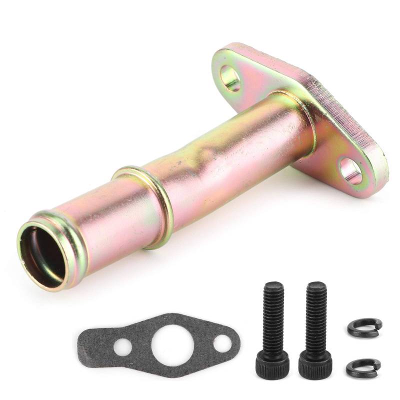 Turbo-Ölablass-Rücklaufrohr-Kit, Ölrücklaufrohr Turbo Ölablassrohr Rücklaufsatz Edelstahl Passend für TD02 TF035 TD04 TD05 TD06 KKK K03 von KIMISS