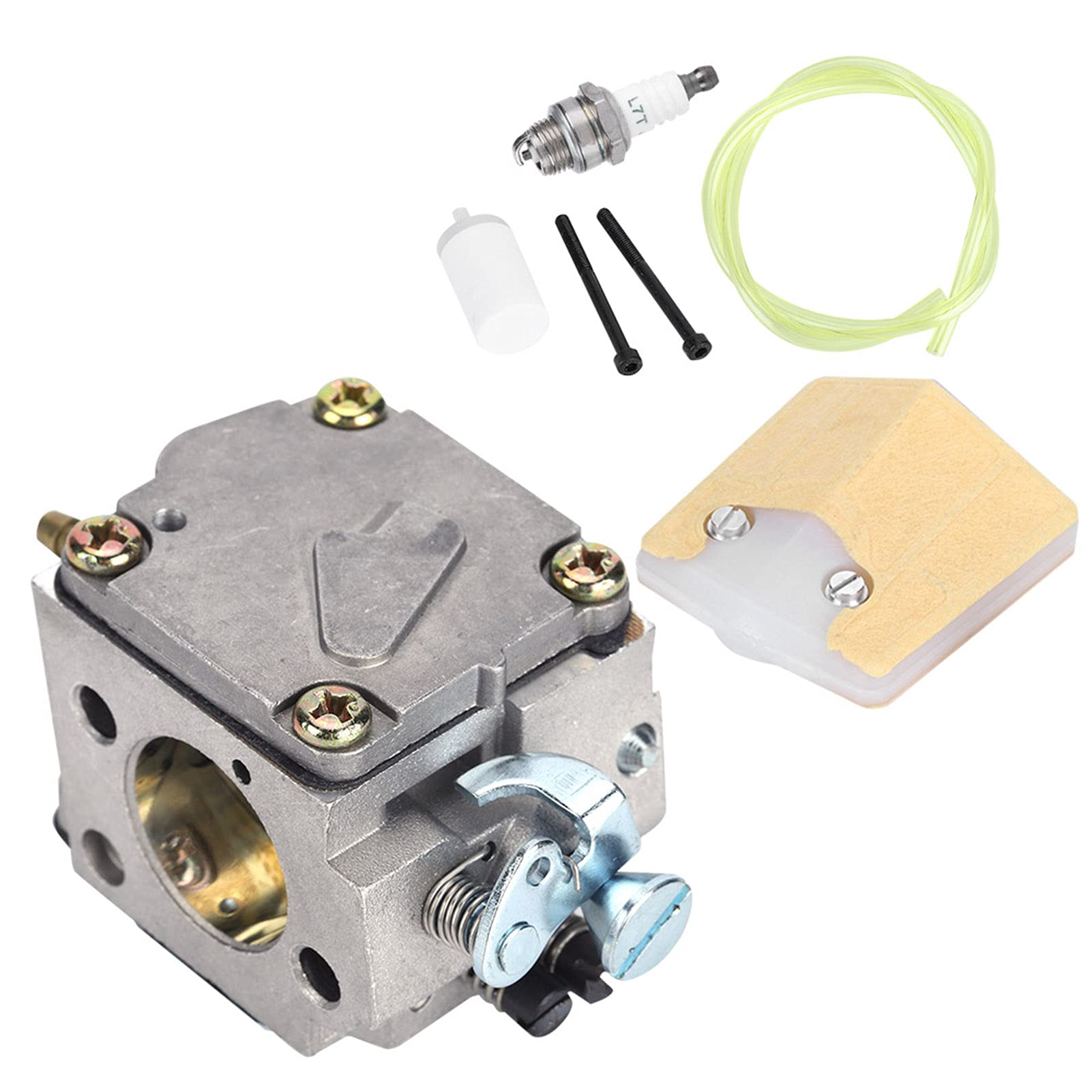 Vergaser-Luftfilter, Ansaugstangen-Tuning-Kit, Zündkerze, Passend für Tune-Up-Kits 625 630 Kettensägen-Gartengerät von KIMISS