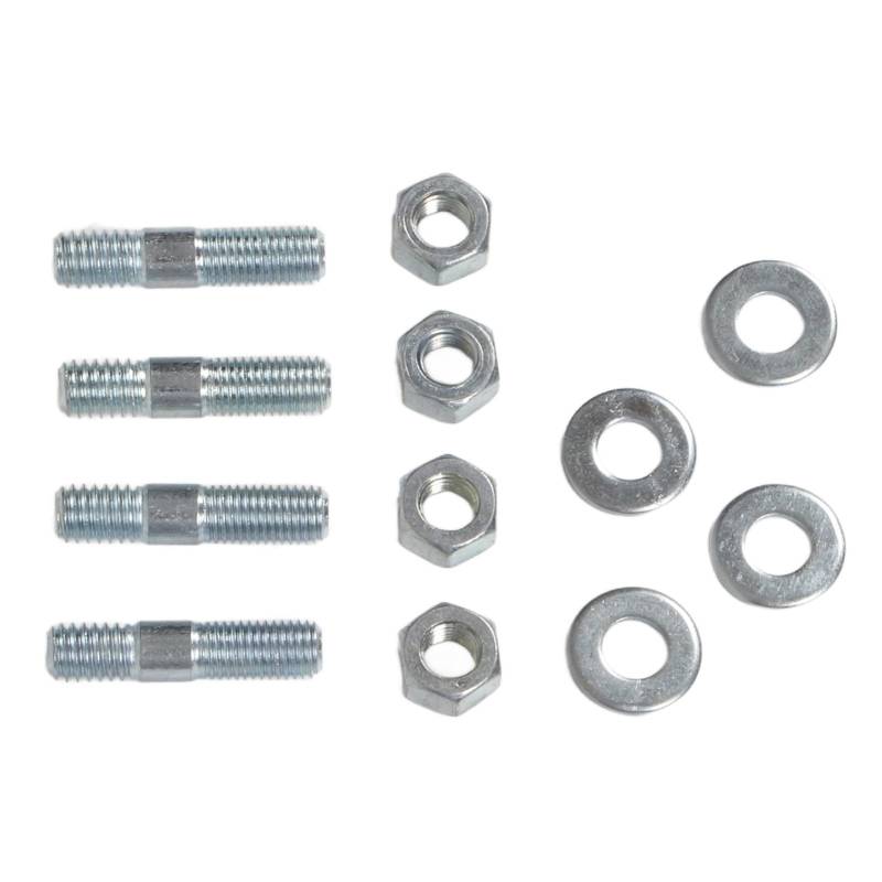 Vergaser-Stehbolzen-Kit Vergaser-Stehbolzen mit Distanzstück Metall Vergaser-Stehbolzen-Set 1‑3 8 Zoll Langes Metall mit Distanzstücken für 5 16-Zoll-Gewinde Ansaugkrümmer von KIMISS