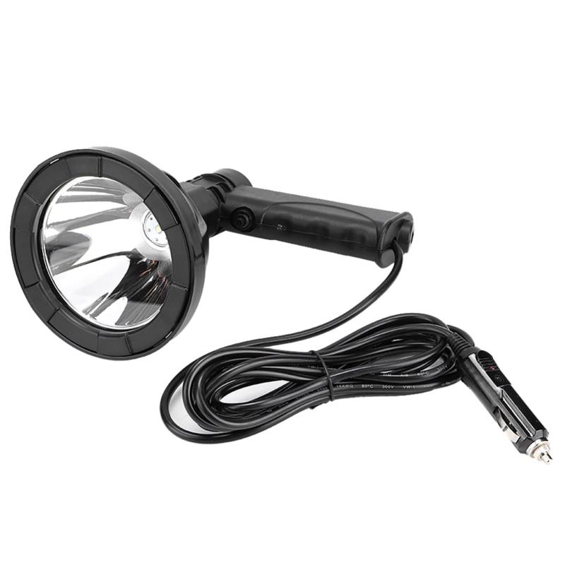 Wiederaufladbare Scheinwerfer Taschenlampe, Outdoor 35W 5 Zoll T6 LED Lampe Handlampe Handscheinwerfer Farbtemperatur 6000K Autoladung von KIMISS