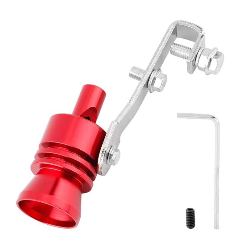 auto whistle,Turbo-Pfeife,Duokon Universal Auto Auspuffrohr Turbo Whistle für Auto ATV SUV Auto Zubehör(rot) von KIMISS