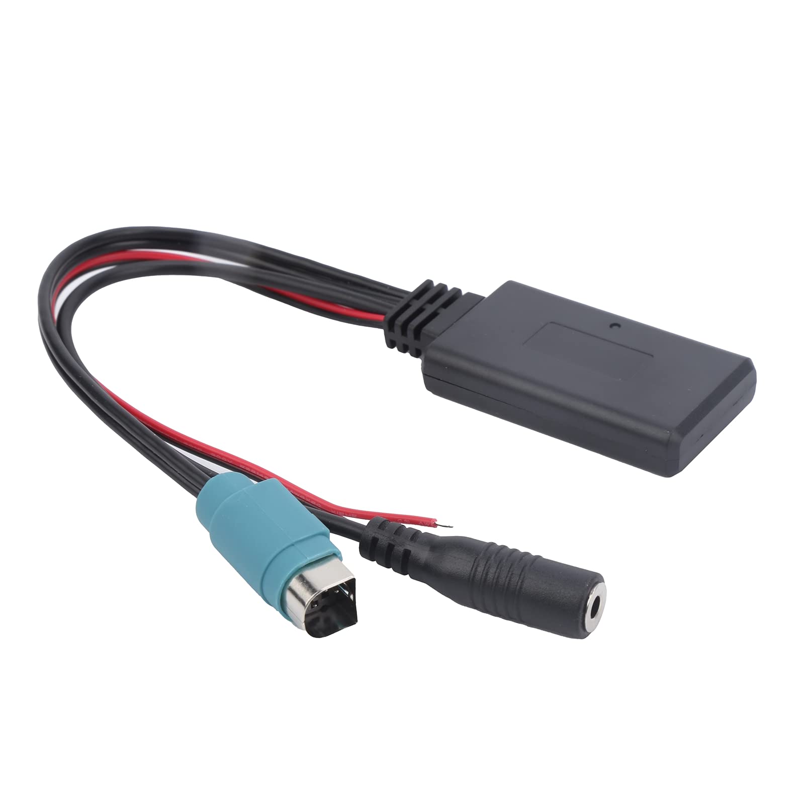 für Alpine Cda 9884 Bluetooth-Adapter, Auto-Bluetooth-Radiokabel, ABS-Auto-Bluetooth-Funkradio, Aux-Kabel, Mikrofon-Freisprechadapter, Passend für Alpine Kce-236B Cda-9852 E von KIMISS