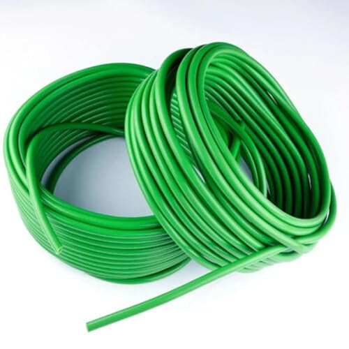 10 Fuß 3 m Silikon-Vakuumschlauch, flexibles Turbo-Kühlmittelrohr, 3 Meter, 2 mm, 3 mm, 5 mm, 6 mm(10 Feet ID5mm Green) von KIOOS