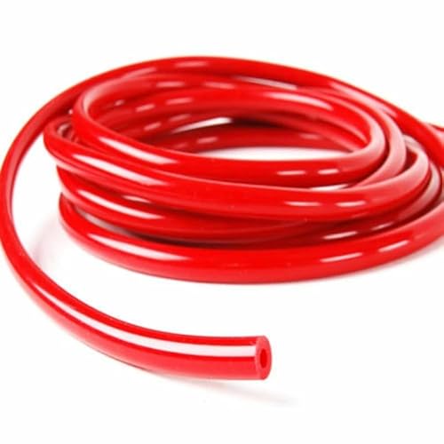 10 Fuß ID 2 mm 3 mm 4 mm 5 mm 6 mm Hochleistungs-Silikon-Vakuumschlauch 3 Meter Rohr Turbo Boost Wasser-Luft-Kühlmittelschlauch(ID3mm 10Feet Red) von KIOOS