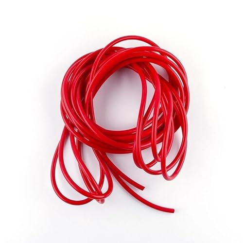 10 Fuß ID: 3 mm 1/8 Zoll Hochleistungs-Silikon-Vakuumschlauch, 3 Meter(10 Feet Red) von KIOOS