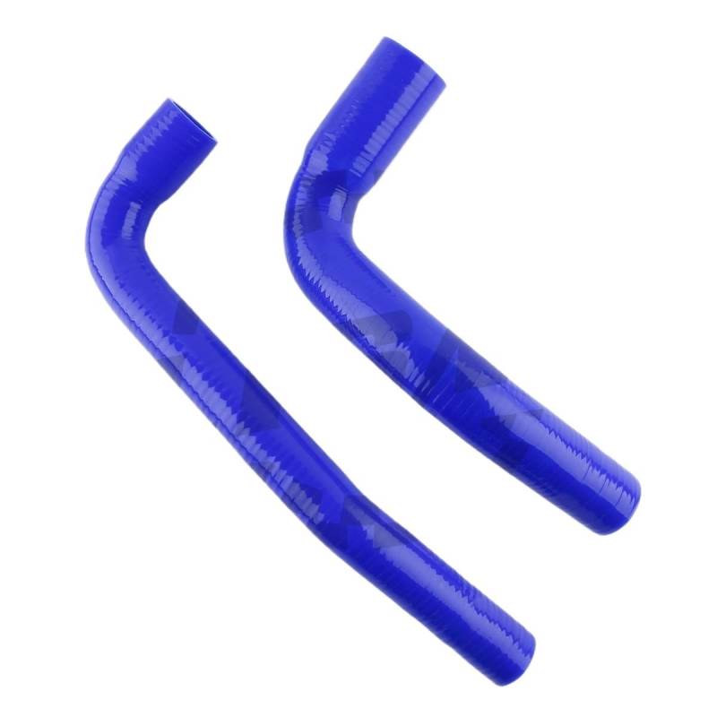 2PCS Silikon KÜHLER Schlauch Kit for 1987-2006 YJ/TJ 2.4/4,2 L Ersatz Auto Teile 88 89 90 2000 2001 02 03 04 05(Blue) von KIOOS