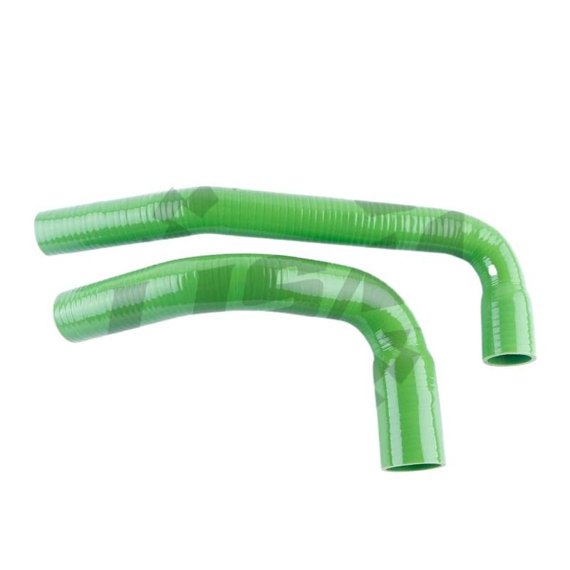 2PCS Silikon KÜHLER Schlauch Kit for 1987-2006 YJ/TJ 2.4/4,2 L Ersatz Auto Teile 88 89 90 2000 2001 02 03 04 05(Green) von KIOOS