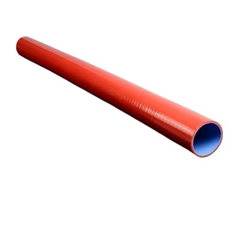 32MM 35MM 38MM 41 45 48 51 54 57 60MM Silikon gerade 1 Meter Länge Schlauch/Ladeluftkühler-Verbindungsrohr/Luftansaugrohr/Wasserschlauch(Red,ID 32mm 3Ply) von KIOOS