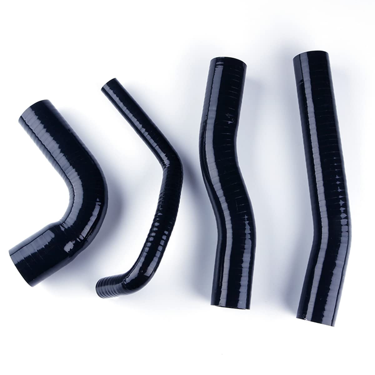 4PCS 3PLY for 1991-1997 Toyota22R 22R Hilux105 RN105/ RN106/ RN111/RN130 Silikon Kühler schlauch Kit Rohr 1992 1993 1994 1995 1996(Gloss Black) von KIOOS