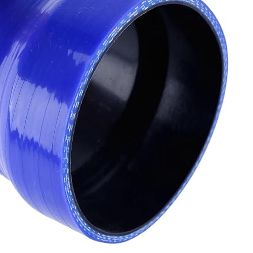 Blauer gerader Reduzierschlauch, allgemeiner Silikon-Kühlmittel-Ladeluftkühler-Rohrschlauch, 63 mm, 64 mm, 70 mm, 76 mm, 80 mm, 83 mm, 85 mm, 90 mm(ID63-70mm 3Ply) von KIOOS