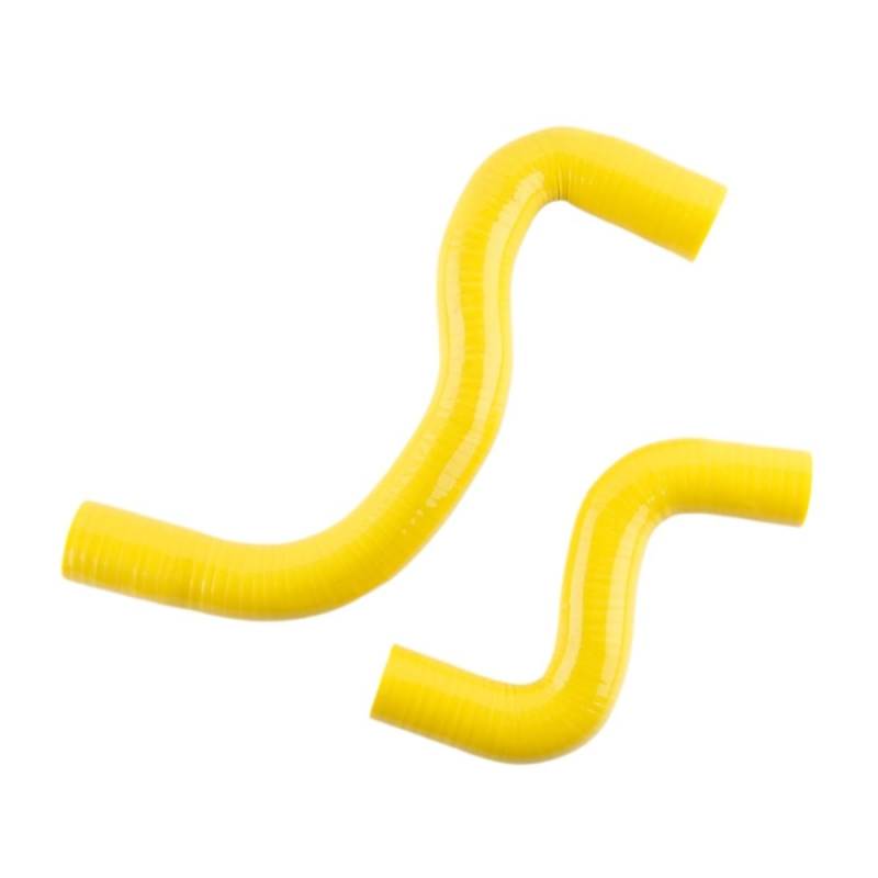 For 1998–2007, kompatibel mit Peugeot 206 1,4 l, 1,6 l, Silikon-Kühlmittel-Kühlerschlauch-Set(Yellow) von KIOOS