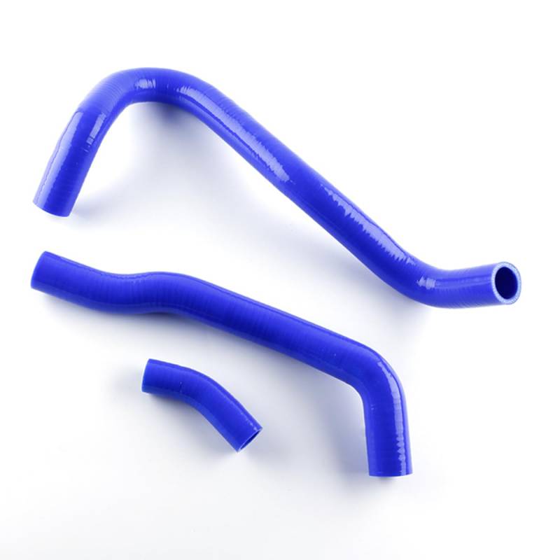 For 2006-2011 K20Z3 Honda2007 Civic1 Si 2007 2008 2009 2010 FA5 FG2 2,0 L Silikon Kühler Kühlmittel Schlauch kit Rohr Rohr 3PCS 3PLY(Blue) von KIOOS