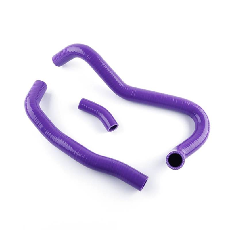 For 2006-2011 K20Z3 Honda2007 Civic1 Si 2007 2008 2009 2010 FA5 FG2 2,0 L Silikon Kühler Kühlmittel Schlauch kit Rohr Rohr 3PCS 3PLY(PURPLE) von KIOOS