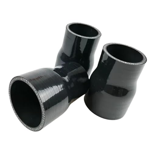 Gerader Reduzierschlauch ID 32 mm 38 mm 40 mm 42 mm 45 mm 50 mm 51 mm 54 mm Universal-Silikon-Kühlmittel-Ladeluftkühler-Rohrschlauch(Noir,ID35-40mm 3Ply) von KIOOS