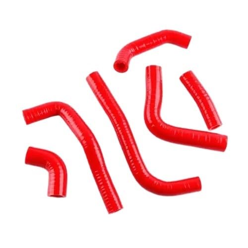 Silikon-Kühlerschlauch-Set for HONDACRF450R CRF450R CRF 450 R 2002 2003 2004(Red) von KIOOS