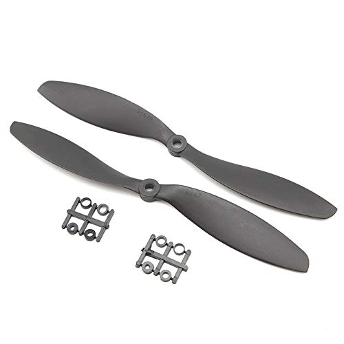 Zubehör für Drohnenpropeller 1 Paar Carbon Nylon CW/CCW Propellerblätter Prop kompatibel mit RC Quadcopter 8038 8045 1045 1147 1238 1245 1447(1pair 1147) von KIOOS