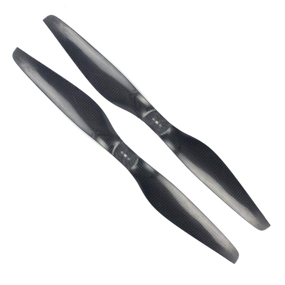 Zubehör für Drohnenpropeller 1 paar 16/17/18/20/22 Zoll 3K Carbon Propeller CW CCW Requisiten Kompatibel mit Multicopter Quadcopter RC Drone(1855) von KIOOS