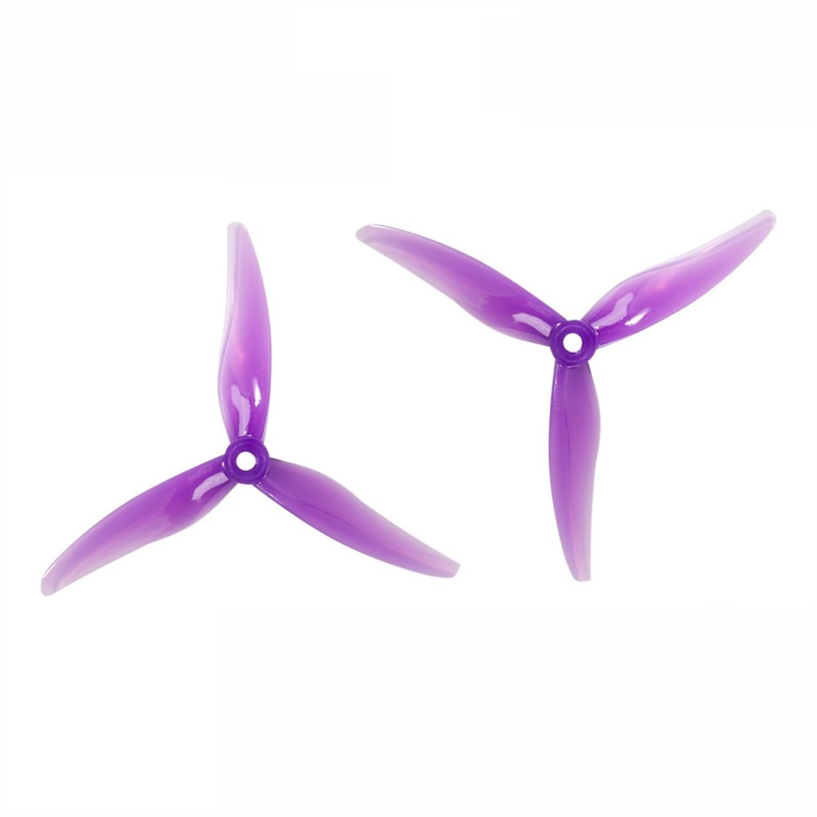 Zubehör für Drohnenpropeller 12 Pairs 51477 5 zoll 3 Klinge Tri-klinge Propeller Props CW CCW Bürstenlosen/Fit for FPV Propeller/Fit for FPV Racing Drone(12 pairs Purple) von KIOOS