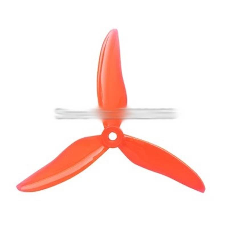 Zubehör für Drohnenpropeller 12PCS/6 Paare 51499 5 Zoll 3-Blatt Propeller Kompatibel mit RC Drone FPV Racing Freestyle 2207 2306(6 pair Red) von KIOOS