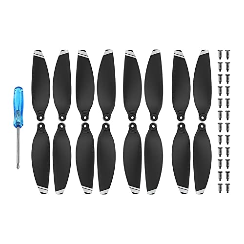 Zubehör für Drohnenpropeller 16 Stück kompatibel mit Mini 4K/Mavic Mini 2/SE/Drone 4726 Propeller Ersatz Requisiten Klinge leichte Flügel Fans Teile Zubehör(16 pcs sliver) von KIOOS