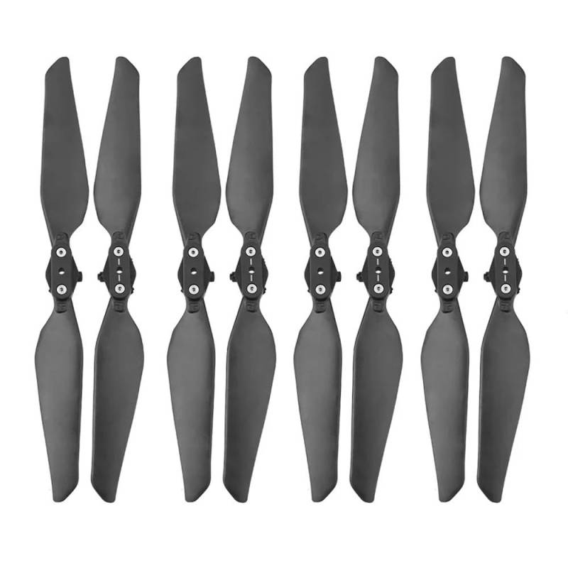 Zubehör für Drohnenpropeller 2/4Pairs Quick Release Propeller Kompatibel mit X8 SE 2020/2022 Drone Folding Blade Props Ersatzteile Ersatz Zubehör(Silver) von KIOOS