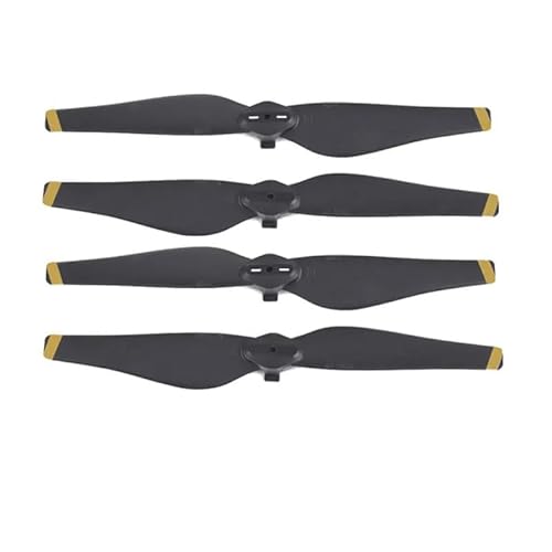 Zubehör für Drohnenpropeller 2 Paar/4 Paar 5332s Propeller kompatibel mit Mavic Air Silber/Gold Propeller Blade Prop Drohnenzubehör(2 pairs gold) von KIOOS