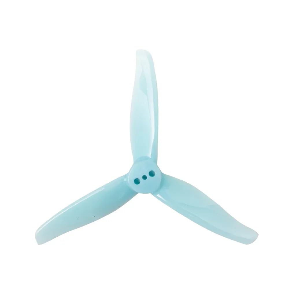 Zubehör für Drohnenpropeller 2 Paar/4 Stück 3016 Propeller 1,5 m 2 mm Loch 3 Zoll 3-Blatt CW CCW kompatibel mit 3 Zoll RC Racing Drone(2pairs 3016 Blue 1.5) von KIOOS