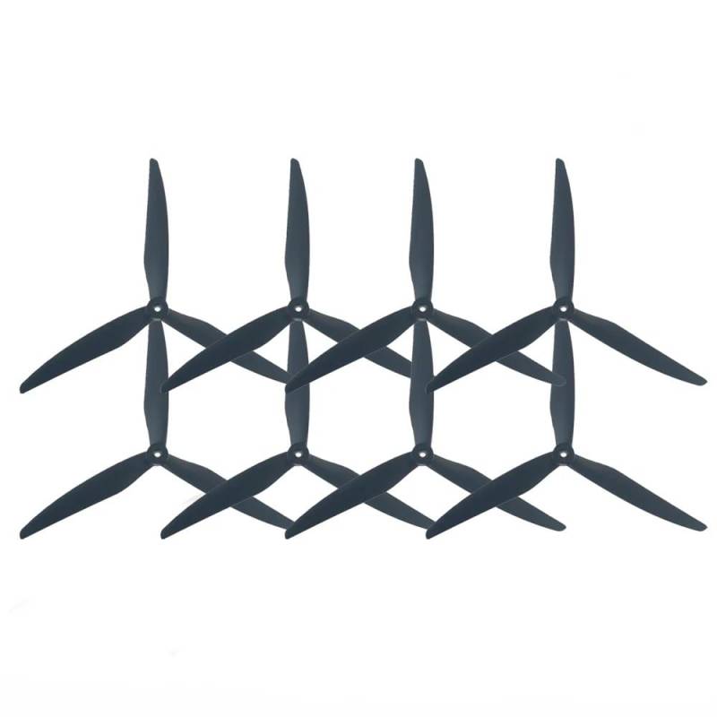 Zubehör für Drohnenpropeller 2 Paar 1050 10X5X3 Blattpropeller (2CW + 2CCW), kompatibel mit 10-Zoll-Carbonfaser-Rahmenmotor 3115 900KV/640KV-Zubehör(16PCS) von KIOOS