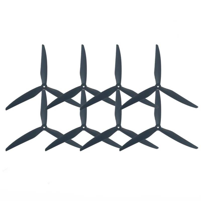 Zubehör für Drohnenpropeller 2 Paar 1050 10X5X3 Blattpropeller (2CW + 2CCW), kompatibel mit 10-Zoll-Carbonfaser-Rahmenmotor 3115 900KV/640KV-Zubehör(8PCS) von KIOOS