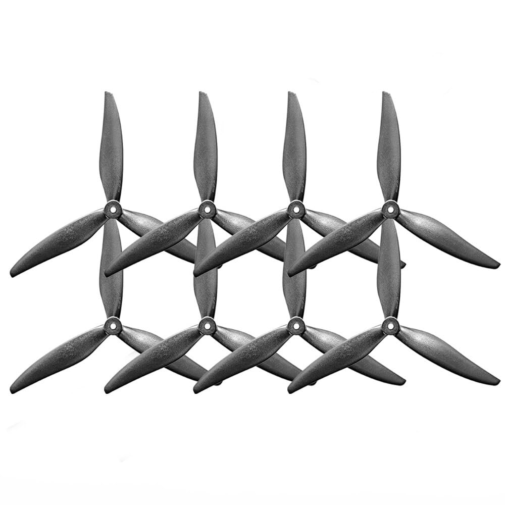 Zubehör für Drohnenpropeller 2 Paar 8040 8X4X3 Blattpropeller (2CW + 2CCW), kompatibel mit 8-Zoll-Carbonfaser-Rahmenmotor 2812 900KV/1150KV-Zubehör(16PCS) von KIOOS