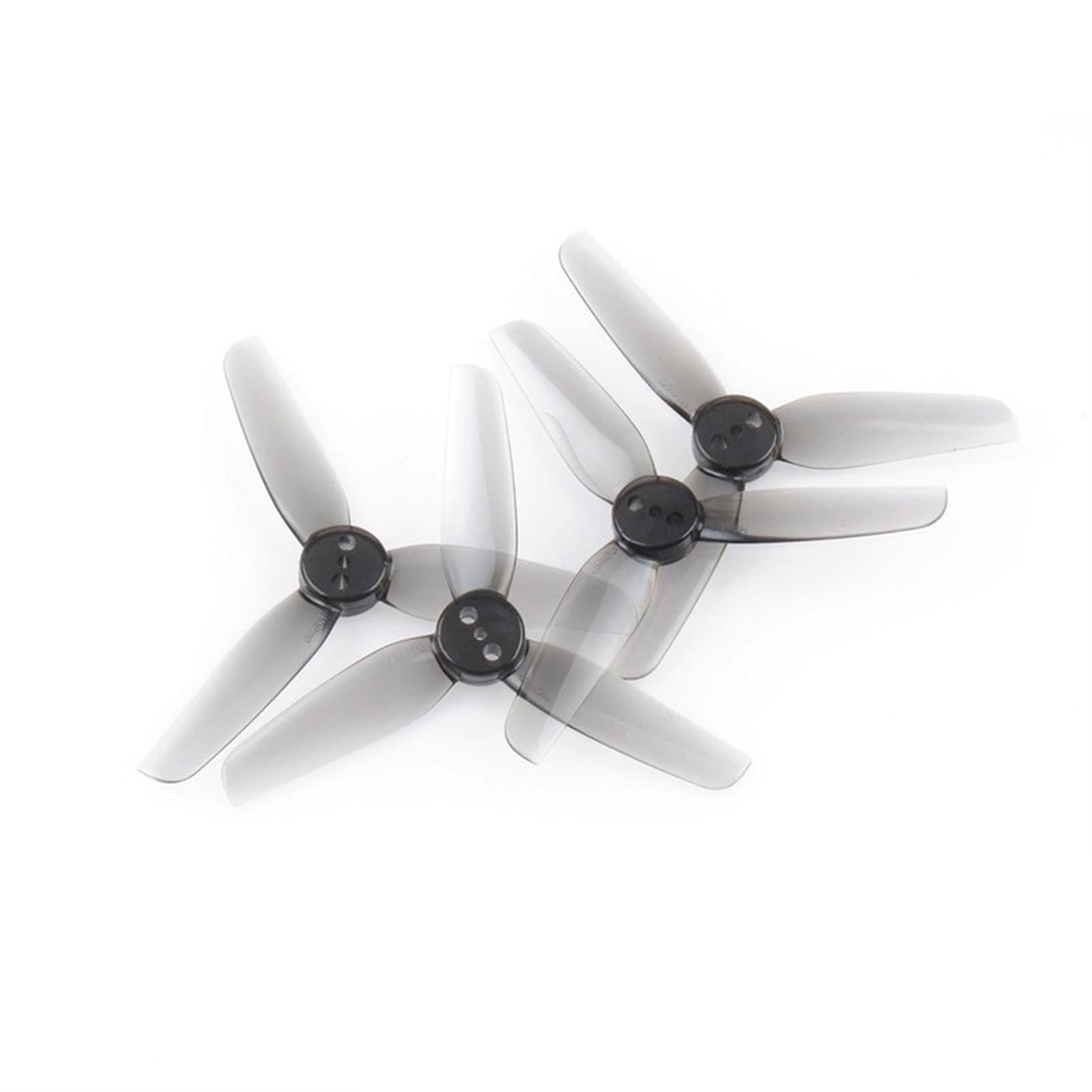 Zubehör für Drohnenpropeller 2 Pairs Prop Langlebig T65MMX3 65mm 2,5 Zoll 3-blatt PC Propeller 2CW + 2CCW Kompatibel mit RC Racing Drone FPV Modell Ersatzteil von KIOOS