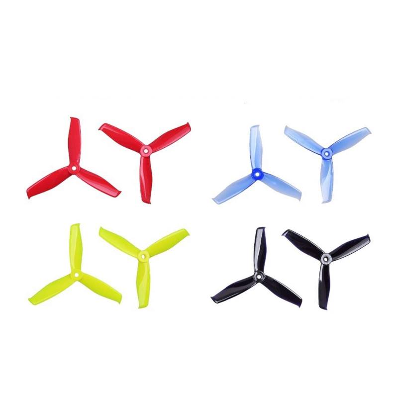 Zubehör für Drohnenpropeller 24 Stcs Compatible With Hulkie 5055S 3 Blade CW CCW Propeller Propeller -Kompatible 2205 Bürstenloser Compatible With FPV Rennsportrahmen(12 Pairs Mixed color) von KIOOS