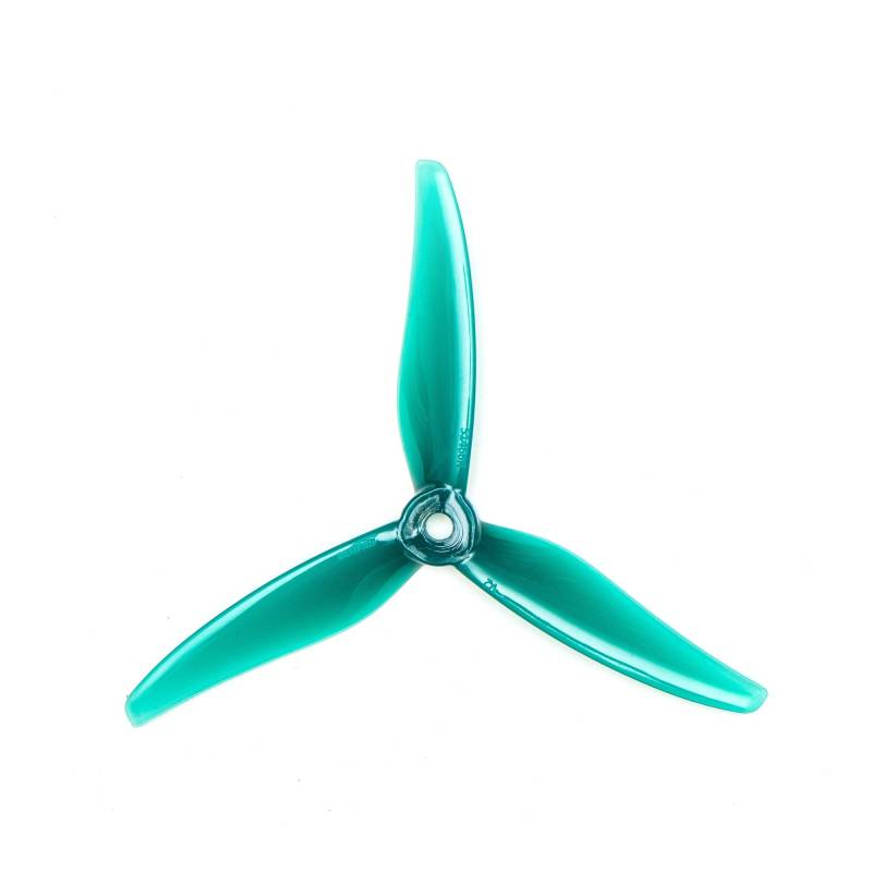 Zubehör für Drohnenpropeller 24 Stück/12 Paar Drohnenpropeller 51466 5 Zoll 3 Klingen/Tri-Blatt-Propeller Requisiten CW CCW Bürstenloser Propeller/Passend for FPV Racing Drone(12 pair Jade Green) von KIOOS