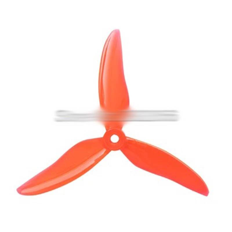 Zubehör für Drohnenpropeller 24 Stück/12 Paar Hurricane 51499 5 Zoll 3-Blatt-Propeller kompatibel mit RC Drone FPV Racing Freestyle 2207 2306 Motor(12 pair Red) von KIOOS