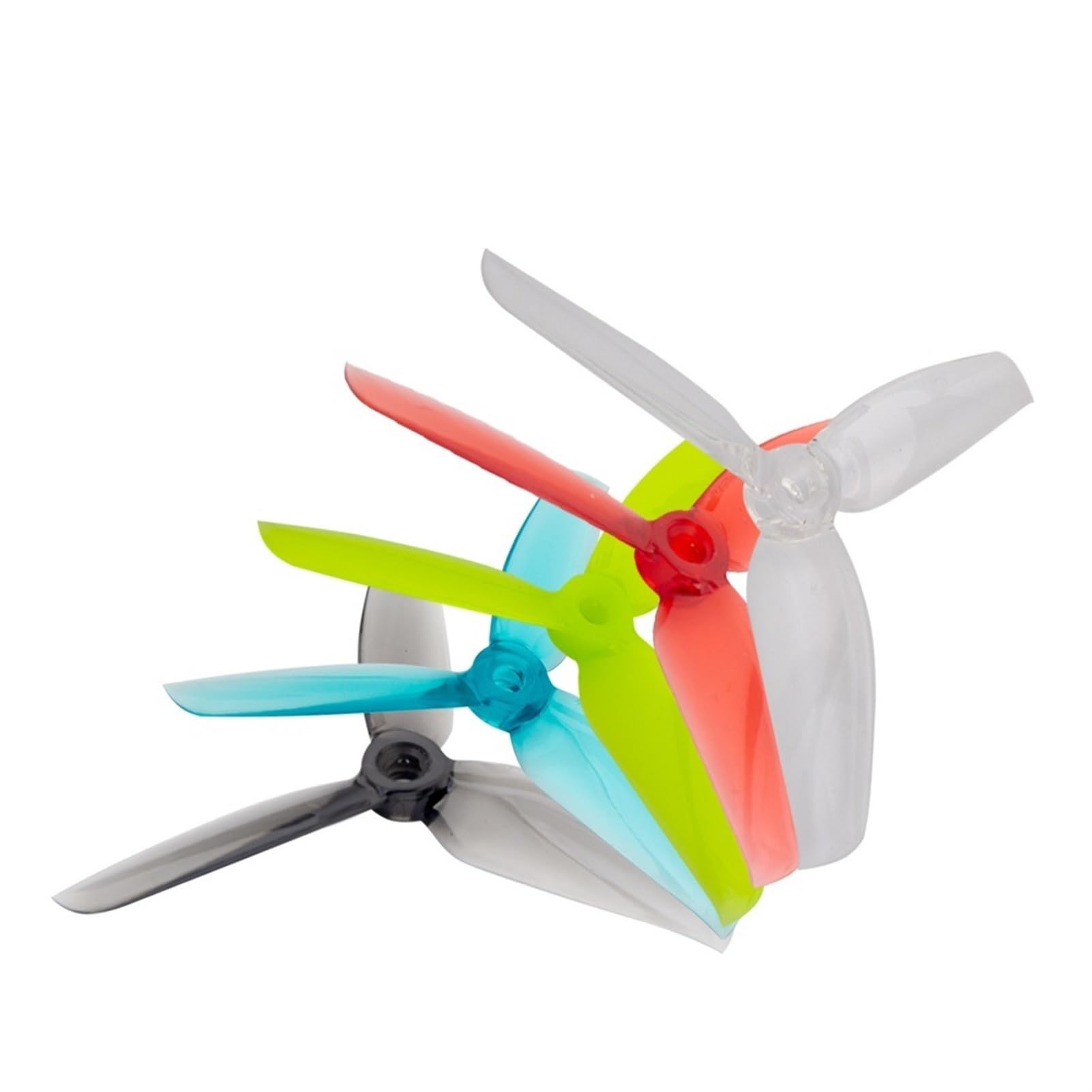 Zubehör für Drohnenpropeller 24 Stück Drohnenpropeller/passend For WinDance.r 4032 3-Blatt-CW-CCW-Propeller, Passend For FPV-Racing-Quad-Requisiten, PC 4-Zoll-Propeller(12 Pairs Mixed color) von KIOOS