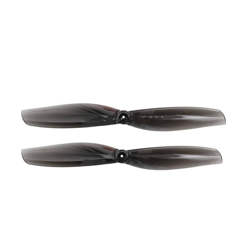 Zubehör für Drohnenpropeller 24 Stücke/Fit 65MMS T65MM 2,5 Zoll 2-Blatt Propeller 1mm/1,5mm Loch Propeller RC Drone/Fit for FPV Racing Zahnstocher Rahmen(Black 65MMS 1mm) von KIOOS