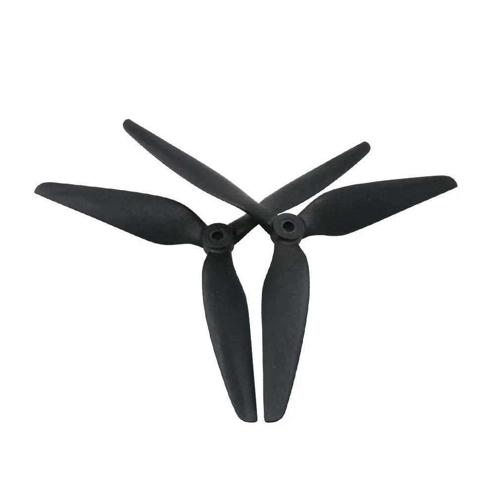 Zubehör für Drohnenpropeller 2Pairs 7045 8045 9050 1050 3-Blatt Carbon Nylon Propeller Requisiten CW CCW 7 zoll/8 zoll/9 zoll/10 zoll Kompatibel mit RC Multirotor Drone(9050) von KIOOS