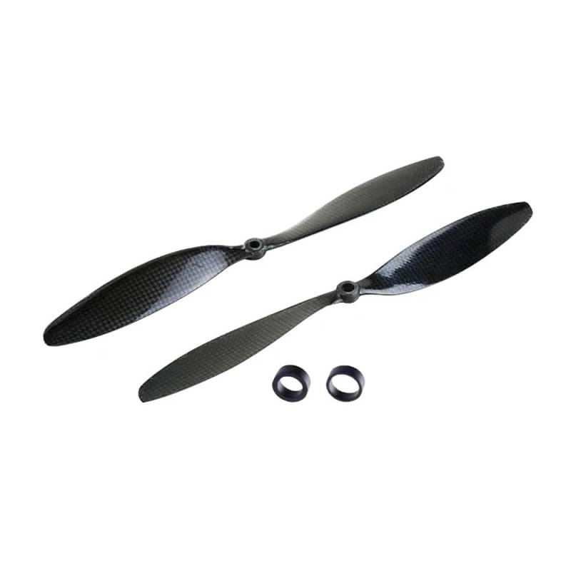 Zubehör für Drohnenpropeller 2pairs 3K Carbon Propeller 8045 1045 1047 1147 1238 1260 1245 for RC Drone Quadcopter Hexacopter Zubehör(2pairs 1045) von KIOOS